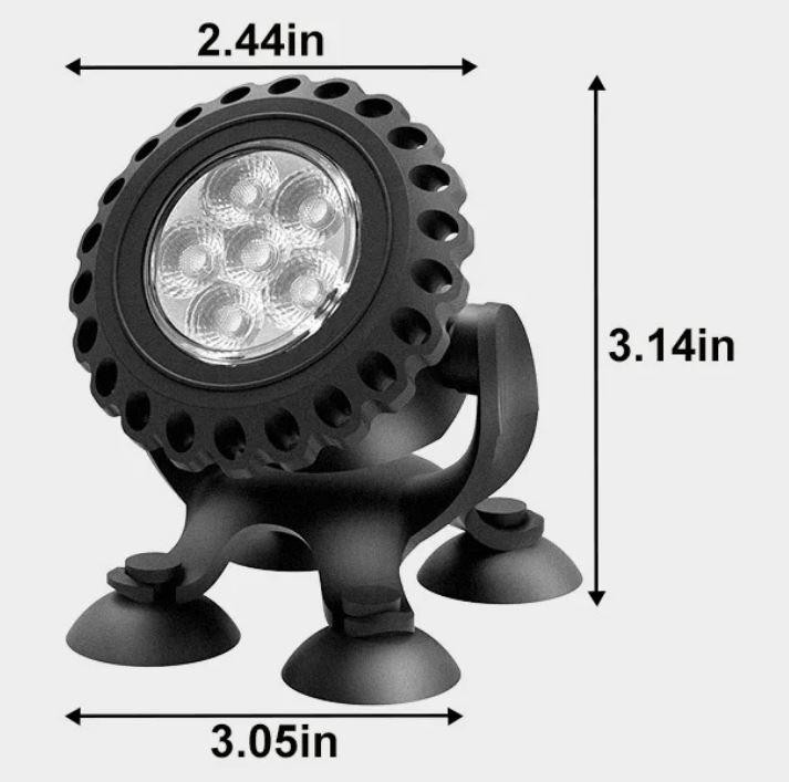 Подводный светильник для басеина RGB 4*6 Led Одесса - изображение 2