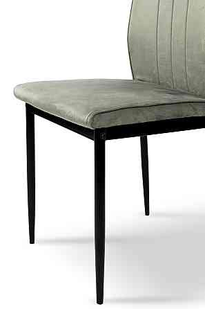 Стілець Річь, чорний/велюр сірий Київ