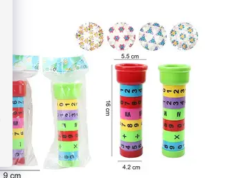 Калейдоскоп арт. 1803-1 (192шт/2) 2 кольори мікс + математичні завдання,  пакет 9*22*6см, шт Київ - фото 1