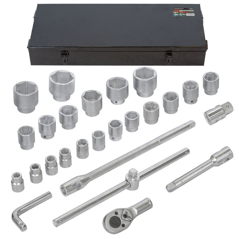 Набір інструментів 3/4", 26 пр. (6гр.) Одеса - фото 2