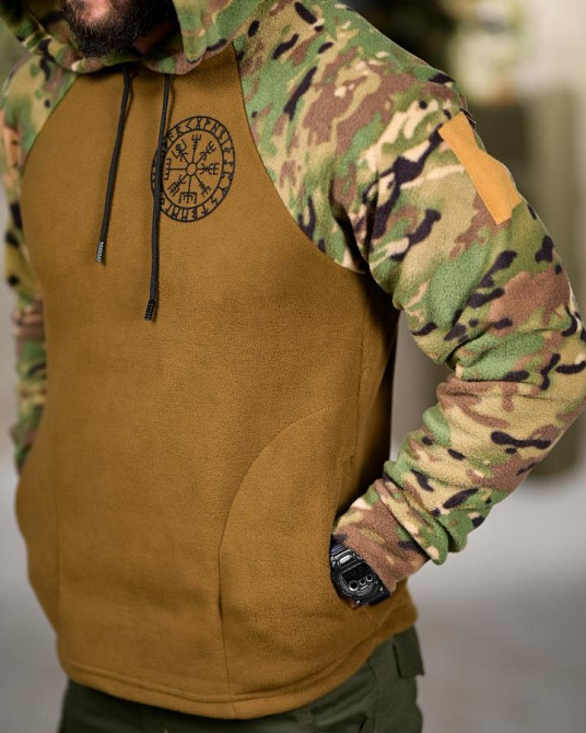 Флисовка худи руны койот ПП8230 Одесса - изображение 8