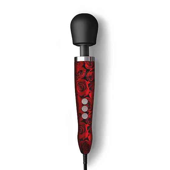 Вібромасажер DOXY Die Cast ROSE PATTERN, дуже потужний, живлення 220В, металевий корпус Sex Aura Київ