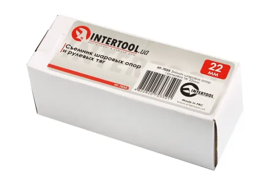 Съемник наконечников/шаровых опор уголок 22мм Intertool Винница