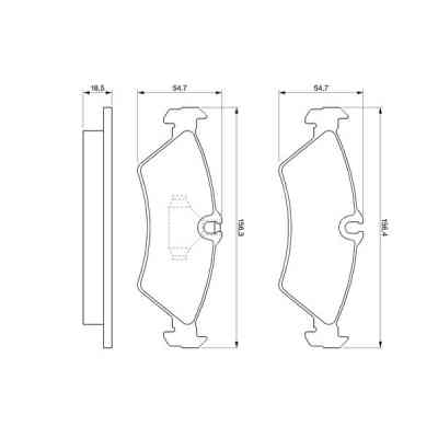Гальмівні колодки Bosch 0 986 424 219 Вінниця