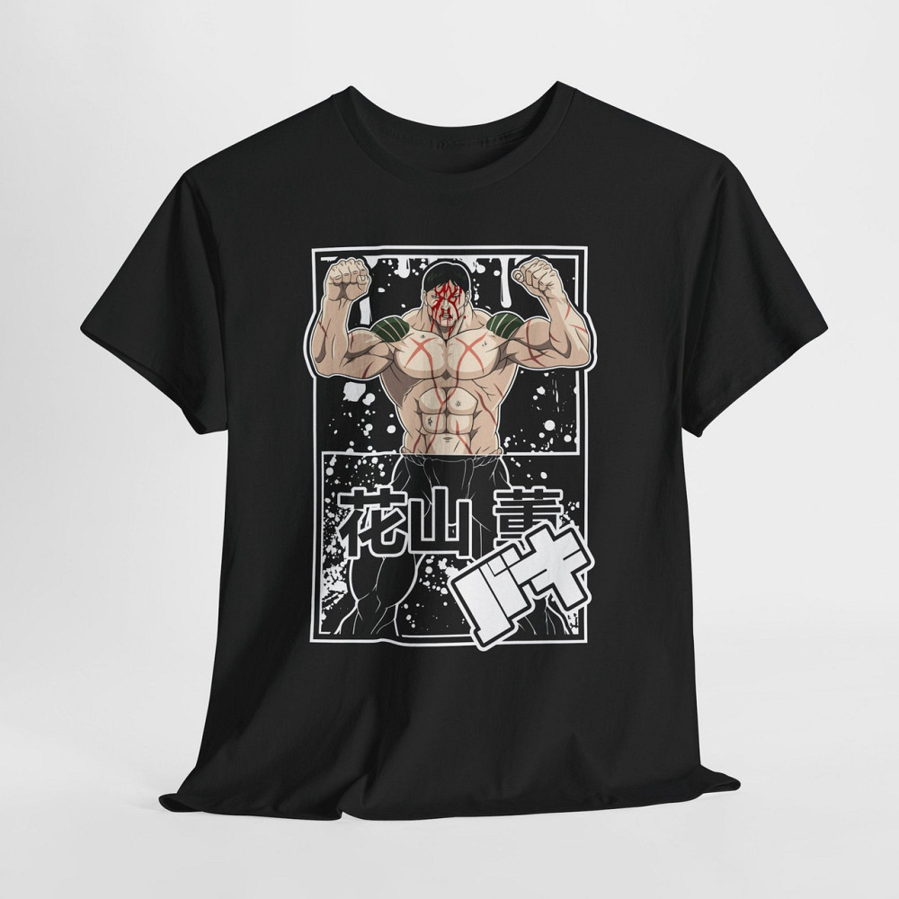Футболка аниме Баки Грапплер Аниме Гифт оверсайз (S/M/L) Черний AnimeJ0616 Днепр - изображение 5