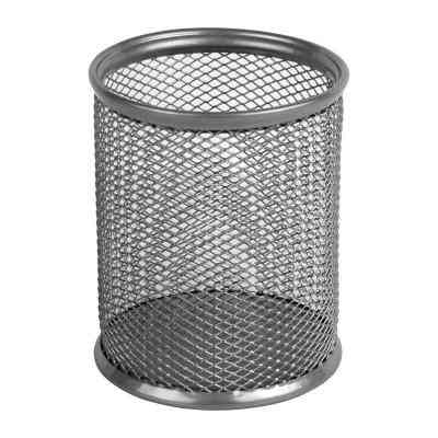Подставка для ручек Axent round 80х80х100мм, wire mesh, silver (2110-03-A) Винница