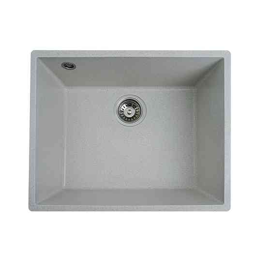 Гранітна мийка для кухні VALESO OASIS 5444 матова Біла в крапку Коломыя