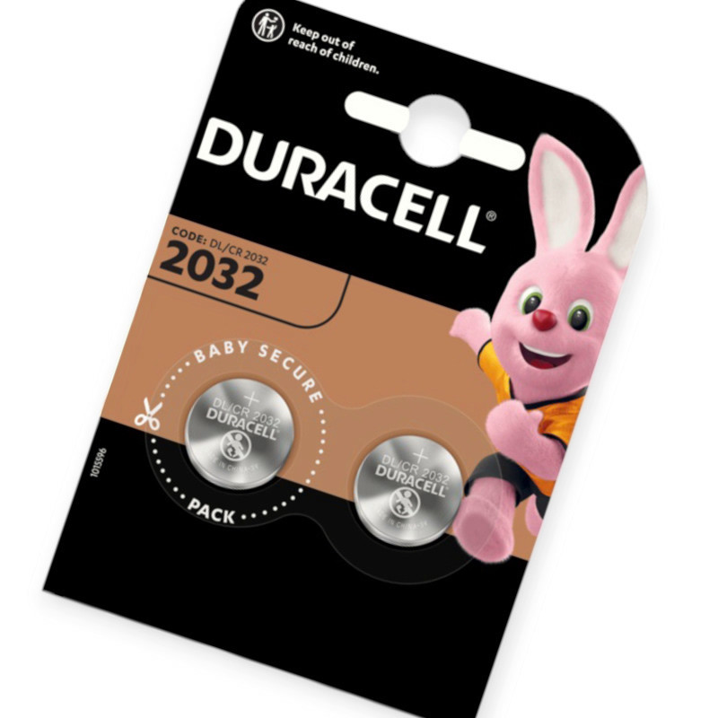 Батарейка "таблетка" літієва 3.0V CR2032 блістер Duracell (2 шт) Мукачево - фото 1