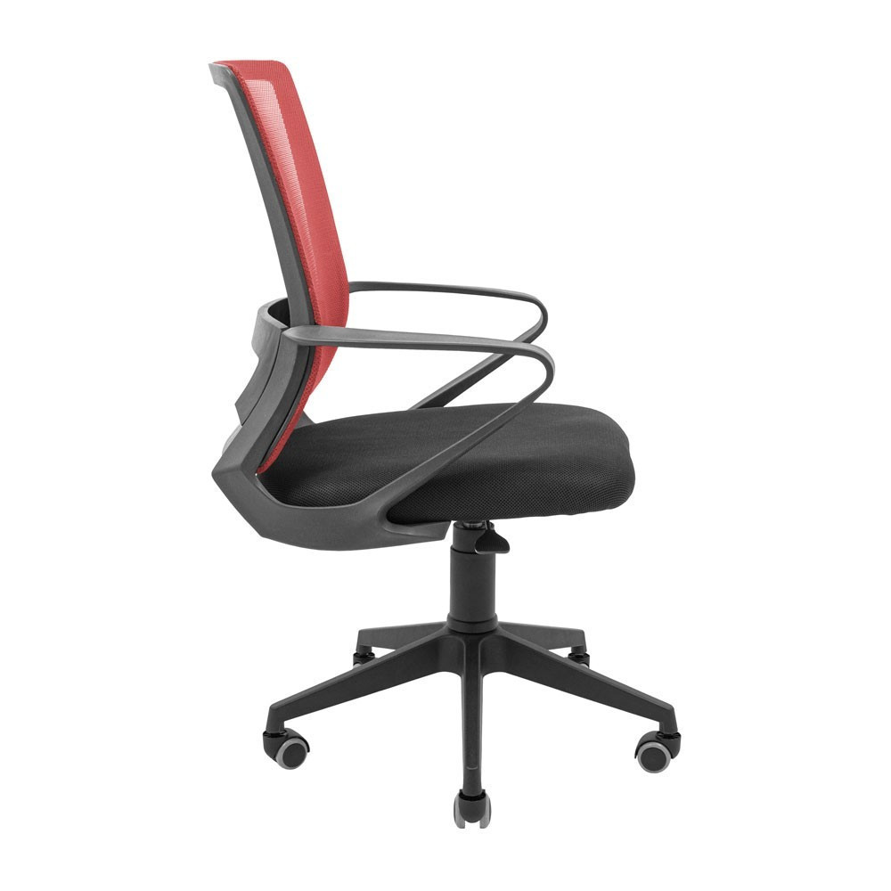 Офісне крісло керівника Richman Robin Piastra Чорно-червоний Дніпро - фото 3