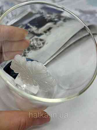 Кухоль чашка подвійне скло Olens "Сніжинка" 360 мл Ручне миття 102-1177 Київ