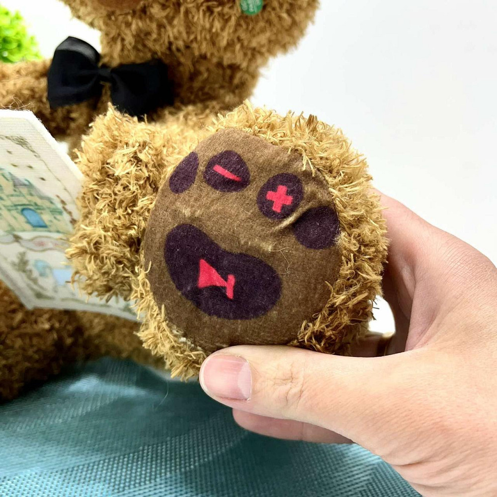 Ведмедик інтерактивний LIMO TOY Казочник 8 карток з казками 25см Коричневий (FT 0034) Чернігів - фото 6