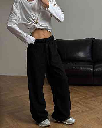 Жіночі стильні теплі штани барашек  на велюрі Одеса