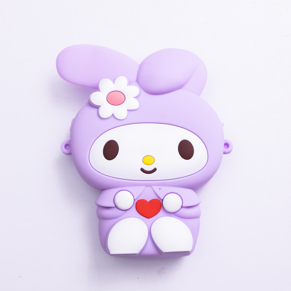 Дитяча силіконова сумочка-гаманець з поп-іт 15*10*3 см Фіолетовий HP-55-8V Київ - фото 3