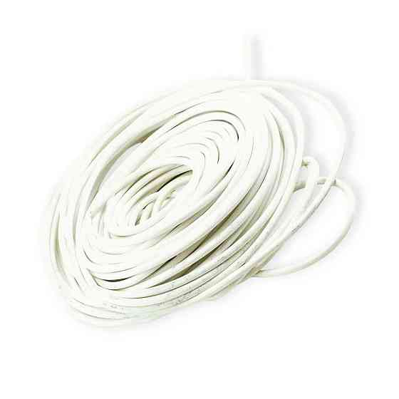 Шланг трамблера 2101-2107, 2121, 1102, 2108, 2109, 21099, Москвич (3 мм) (силикон, белый) вакуума Мукачево