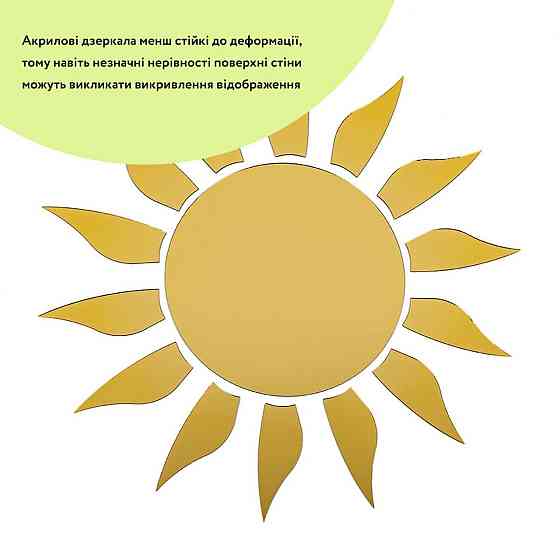 Зеркальный акриловый декор золото, 15 штук Киев