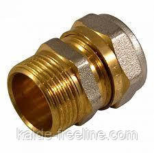 Муфта резьба наружная 16*1/2 М для металлопластиковой трубы Харьков - изображение 1