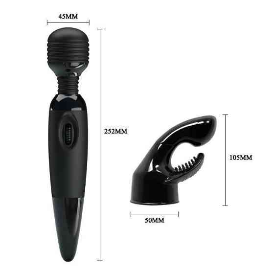 Вибромассажер SENSUAL MASSAGER со сменной насадкой BW-055011 Sex Aura Киев