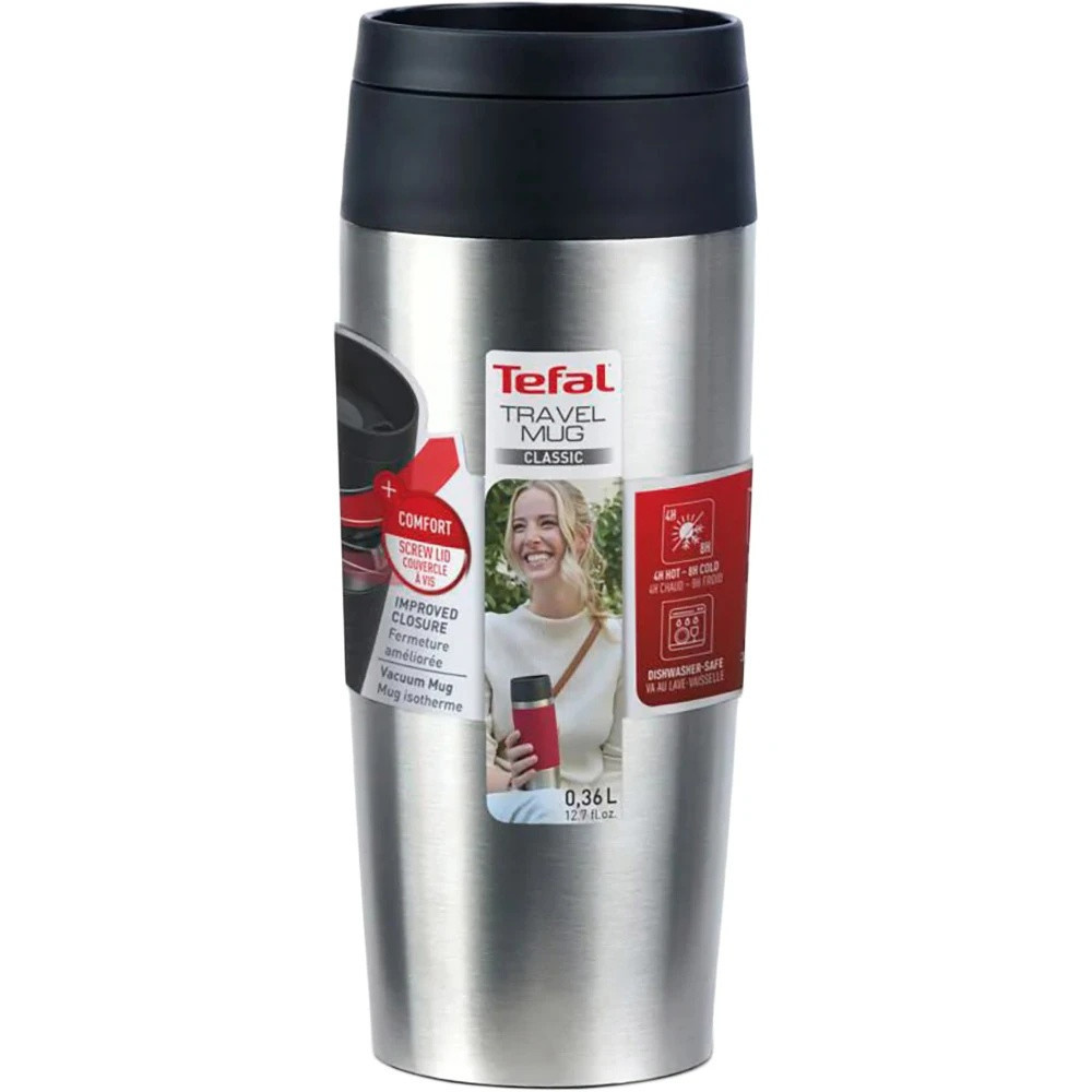 Термочашка Tefal Travel Mug Classic 360 мл Stainless Steel (N2020110) ( 10819 ) Харків - фото 2