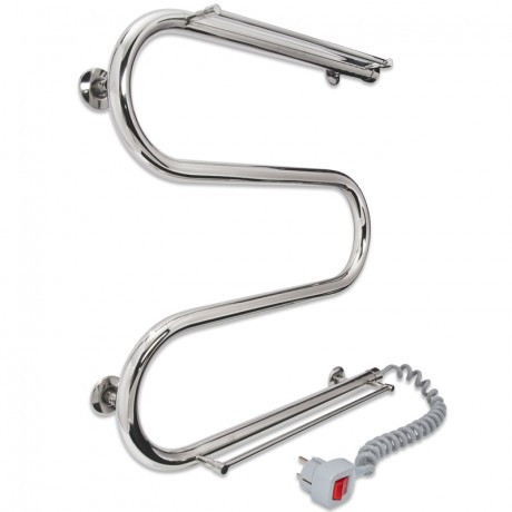 Сушарка для рушників Laris Змійовик 25 РС3 500Х500 Е з полицями (праве підкл.) Київ - фото 1