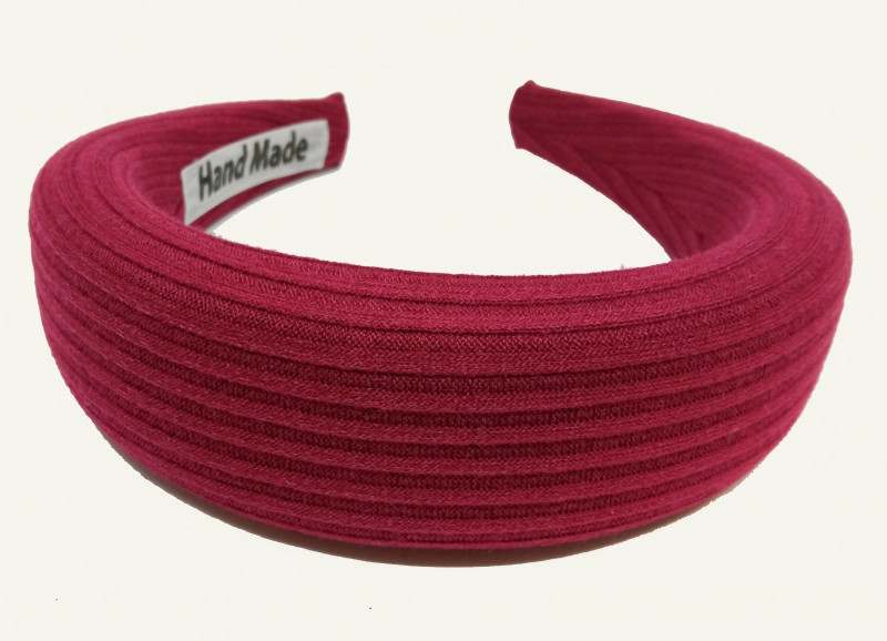 Модный обруч на голову бордовый Киев - изображение 1