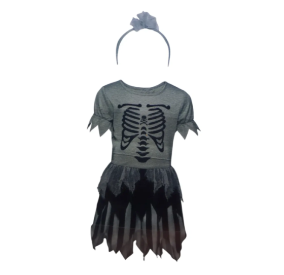 Костюм для Хелловін для дівчинки Піратка М сіро-чорний Київ