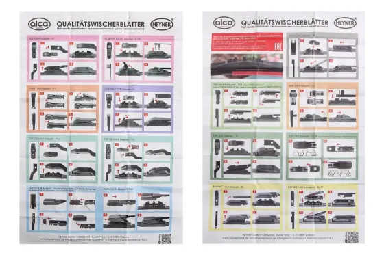 Щетка стеклоочистителя бескаркасная 43 см (17) Alca Винница