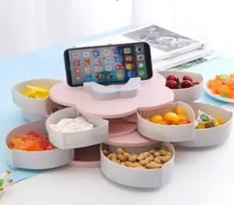 Фруктовая тарелка для закуски 2 яруса Коломия - фото 1