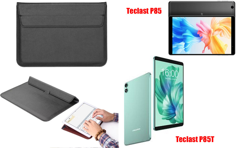 Чохол-конверт VitoCase для Teclast P85, P85T, з функцією підставки для планшета Чорний Київ - фото 1