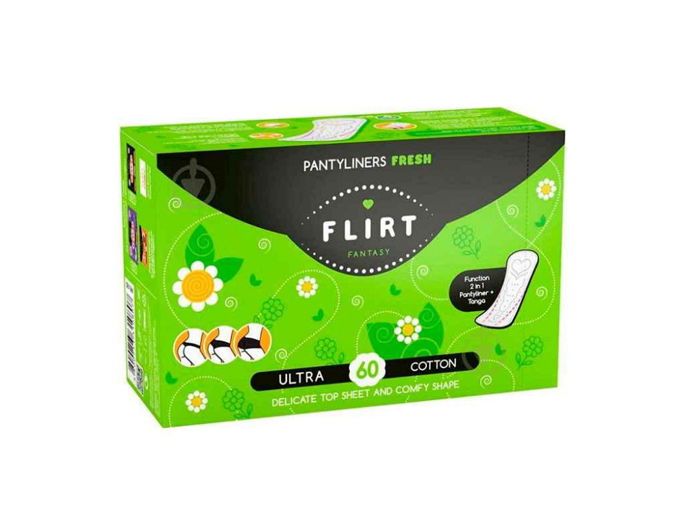 Прокладки щоденні slim fresh cotton 60шт BIG PACK ТМ FANTASY FLIRT Київ - фото 1