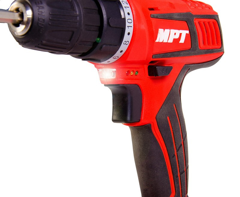 MPT Дриль-шуруповерт акумуляторний MPT 16 V Li-ion 1.5 Аг 2 швидкості 0-400/1450 об/хв 10 мм 2 Коломия - фото 5