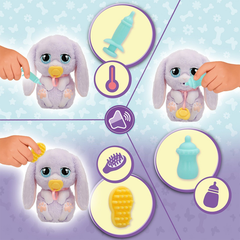 Інтерактивний ігровий набір Baby Paws серії Just Born — Зайчик Днепр - изображение 4
