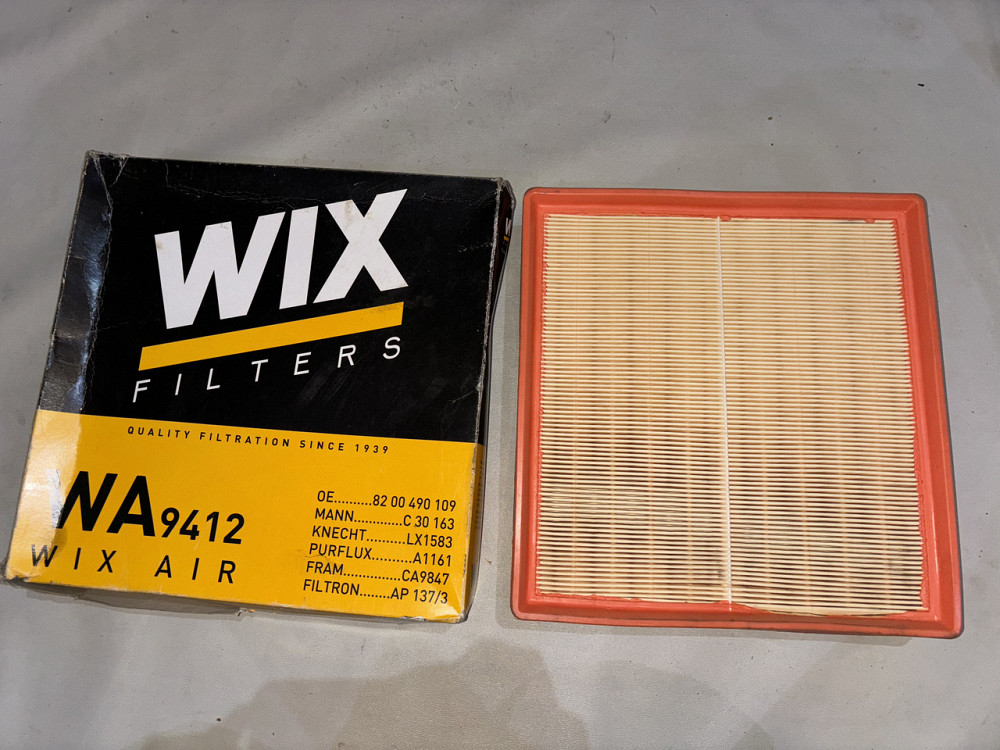 Фільтр повітряний Renault WA9412/AP187. WIX. Харків - фото 1
