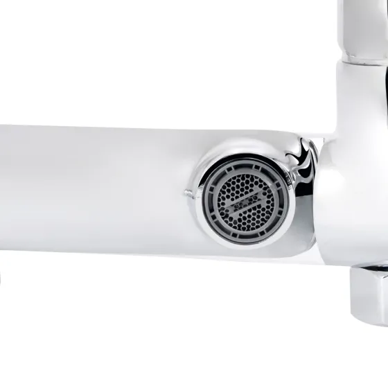 Смеситель для ванны Qtap Evia с поворотным изливом и душевым гарнитуром QTEVI260CRM47578 Chrome Киев