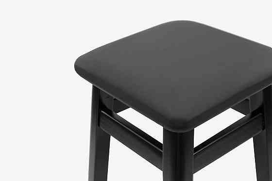 Табурет БАРНИЙ КВАДРАТНИЙ М'ЯКИЙ (80 см), венге Дніпро