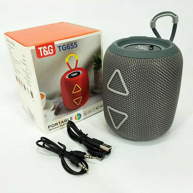 Музыкальные колонки для улицы TG655, Беспроводная колонка, Аккумуляторная WI-714 переносная колонка Киев - изображение 10