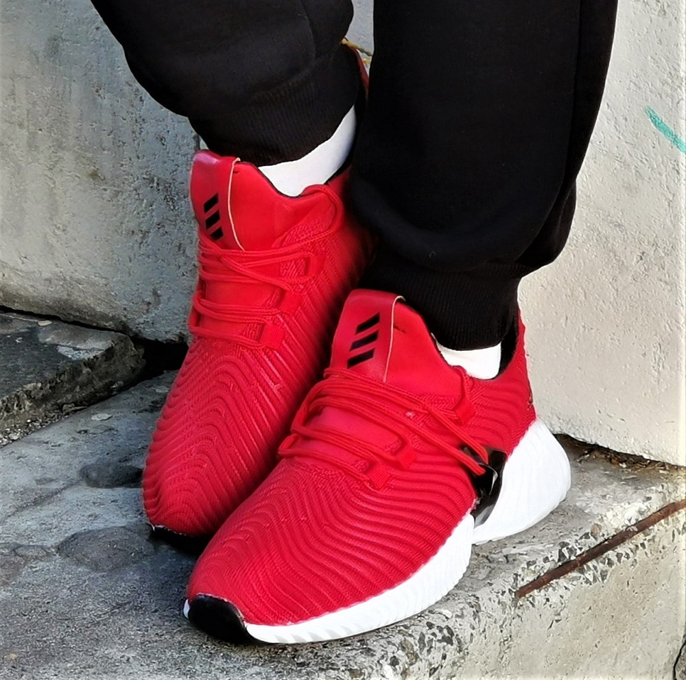 Кроссовки Мужские Adidas Alphabounce Красные Адидас (размеры: 41,42,43,44,45) Видео Обзор Днепр - изображение 2
