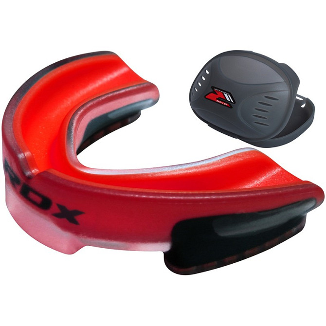 Капа боксерська RDX Gel 3D Elite Red Кам'янське - фото 1