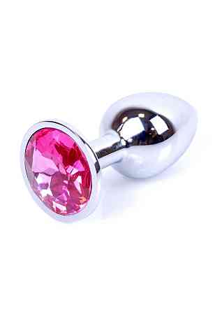 Анальна пробка - Jewellery Silver Plug - Pink Sex Aura Київ