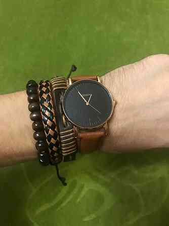 Часы мужские GENEVA Classic brown + браслеты Киев
