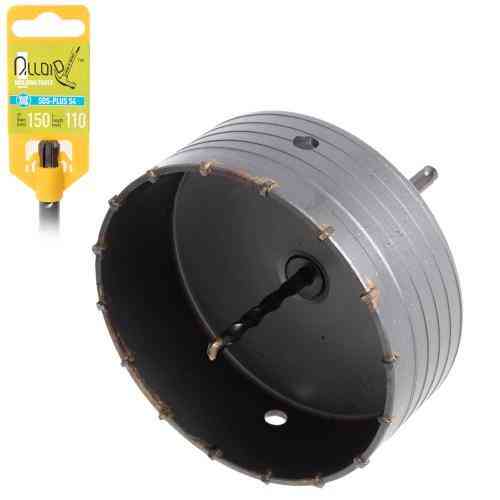 Свердло корончате по бетону 150мм p SDS адаптером 110мм Alloid Одесса