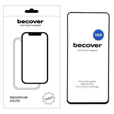 Стекло защитное BeCover Infinix Hot 40i (X6528B) 10D Black (711813) Винница