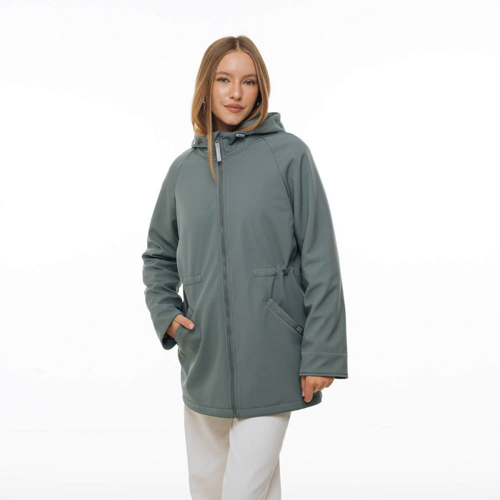 Слінгокуртка, куртка для вагітних Softshell 3 в 1 Шавлія L Київ - фото 3