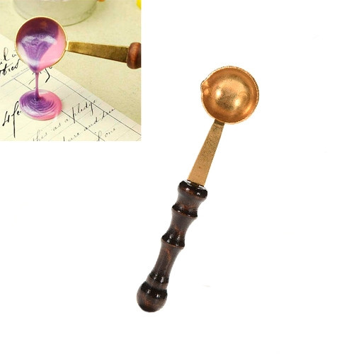 Ложка ложечка для плавлення сургучу воску, дерев'яна ручка Вінниця - фото 1