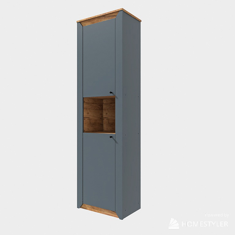 Пенал открытий Эверест Нордик-600 Графит + Дуб крафт золотой (DTM-5534) Днепр - изображение 1