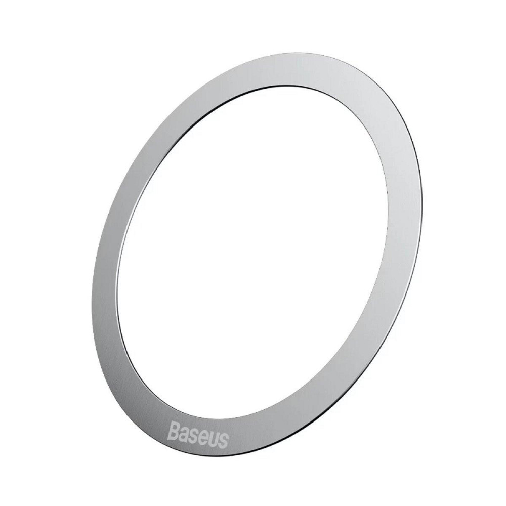 Пластина для магнитного держателя Baseus Halo Series Magnetic Metal Ring（2pcs/pack）Silver Ковель - изображение 4