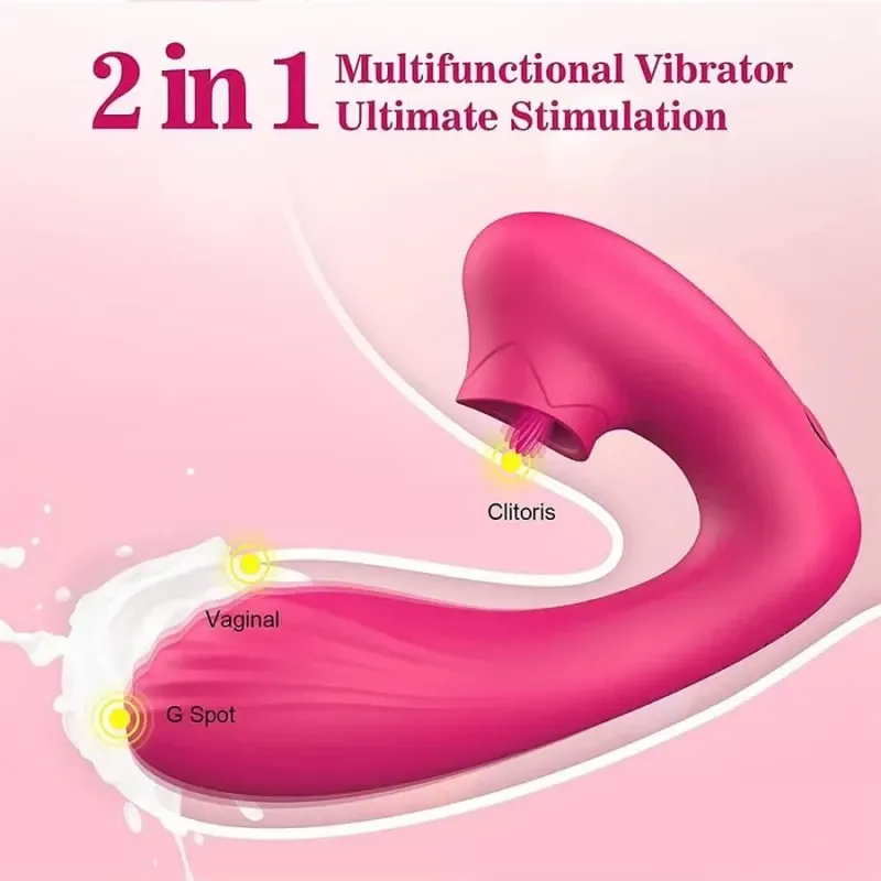 Hera Подвійний вигнутий вібратор для точки G та клітора Дніпро - фото 3