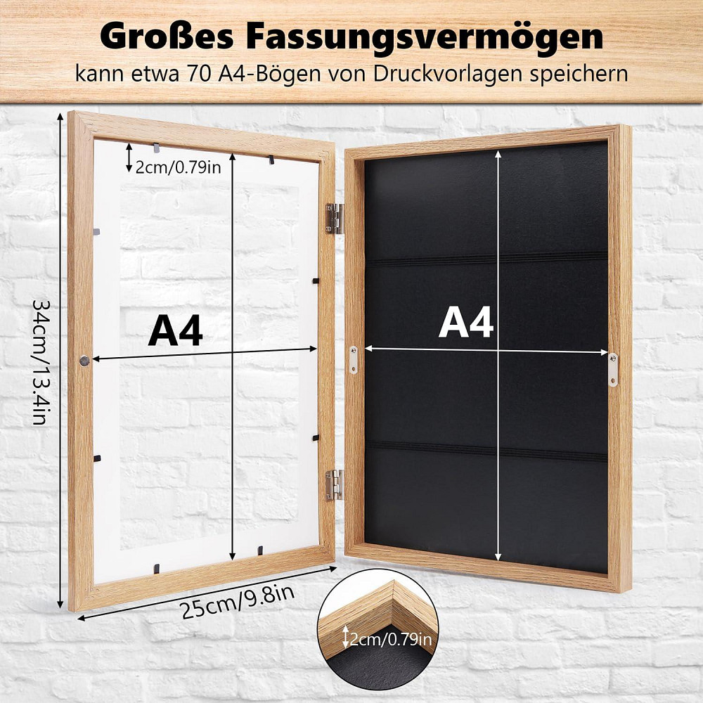 Рамка для дитячих малюнків A4 Kromapolis 2 шт Луцк - изображение 2