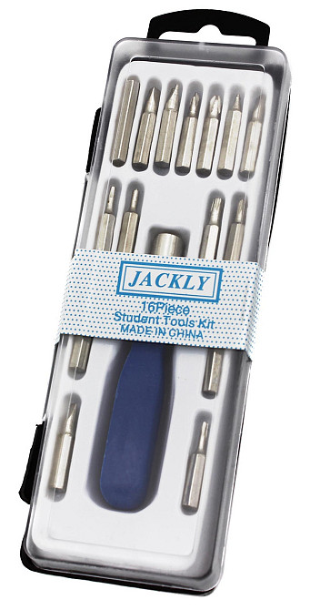 Набір викруток + біти / "Jackly" Student, 16 насадок. Дніпро - фото 2
