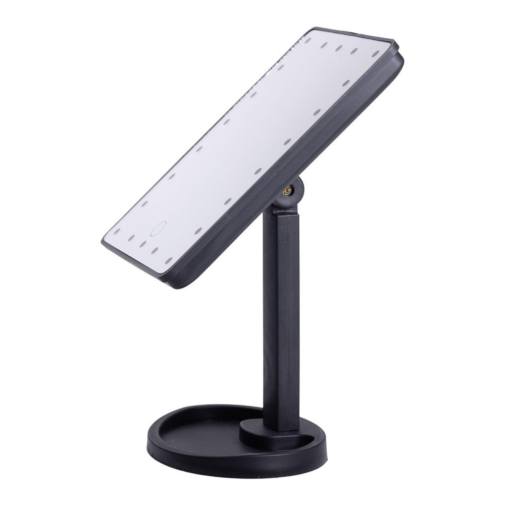 Настольное зеркало с LED подсветкой для макияжа черное Киев - изображение 2