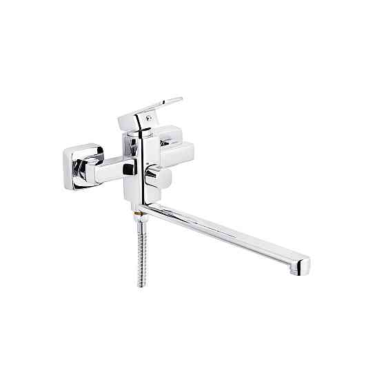 Змішувач для ванни Kroner KRM Ems - C070 з душовим гарнітуром, хром Київ